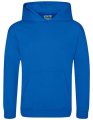 Kinder Hooded Just Hoods Sports Polyester royal blue